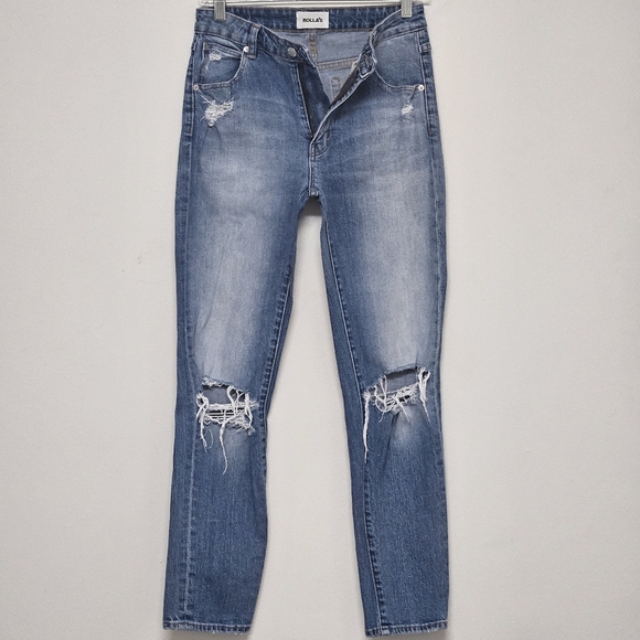 ROLLA'S MILLER SKINNY SIOXIE WORN DISTRESSED JEANS WOMEN'S SIZE 26 - Picture 1 of 14